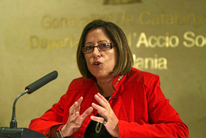 La consellera de Acci Social i Ciutadania, Carme Capdevila. (Foto: Quique Garca)