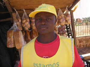 Jos Daniel Enosse, uno de los empresarios de Kiva. (Foto: Kiva.org)