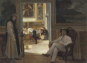 'Estudio de un pintor' (1856-58), de Raimundo Madrazo. (Foto: EFE)
