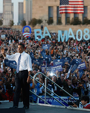 Obama, en un acto electoral. (Foto: AFP)