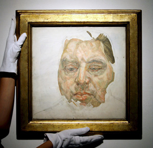 'Francis Bacon', el retrato de Lucien Freud que ha sido subastado. (Foto: EFE)