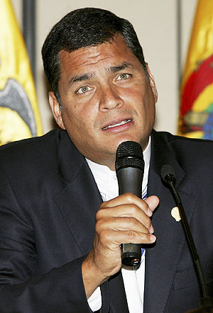 Rafael Correa, presidente de Ecuador y gran impulsor del texto. (Foto: EFE)
