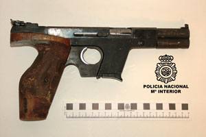 Imagen del arma utilizada por el agresor.