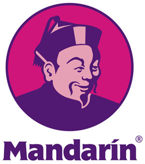 Logotipo del flan Mandarn.