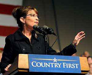 La candidata a la vicepresidencia por el partido republicano, Sarah Palin. (Foto: EFE)