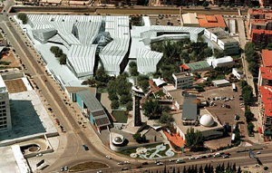 Vista area de las nuevas instalaciones del Parque de las Ciencias de Granada. (Foto: El Mundo)