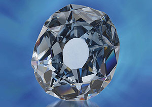 El Wittelsbach, el diamante azul grisceo, procedente de minas de la India. (Foto: EFE)