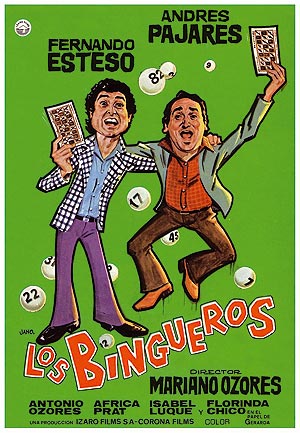 Cartel de la pelcula 'Los bingueros'.