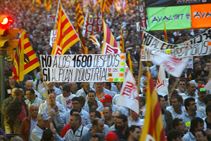 Los trabajadores prometen con "endurecer" sus protestas. (Foto: Quique García)