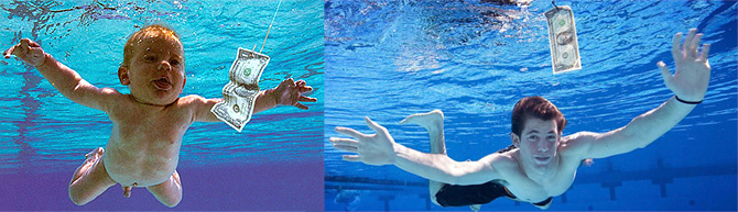 El bebé del álbum 'Nevermind', de Nirvana, recrea 17 años después su foto  en la piscina | elmundo.es