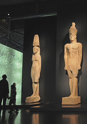 Estatuas colosales de la poca ptolemaica. (Foto: A.M)