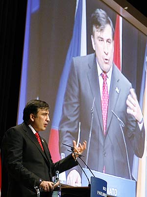 Mijaíl Saakashvili, en Valencia. (Foto: REUTERS)