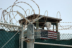 Imagen de archivo (sujeta a censura militar) de la base de Guantnamo. (Foto: AFP)