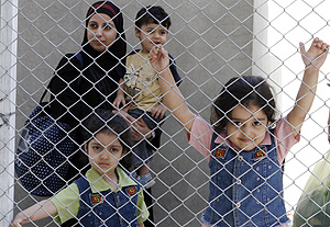 Refugiados iraques en un centro del ACNUR. (Foto: Reuters)