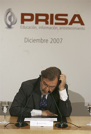 Juan Luis Cebrián. (Foto: JOSÉ AYMÁ)