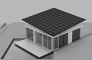 Recreacin del prototipo de casa solar. (Foto: ELMUNDO.ES)
