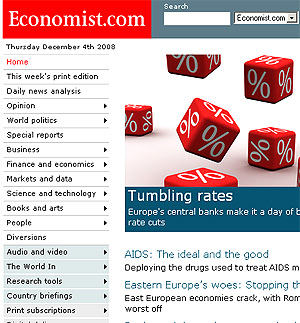 Portada digital de 'The Economist'