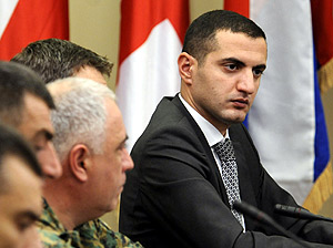 El ministro de Defensa cesante de Georgia, David Kezerashvili. (Foto: AP)