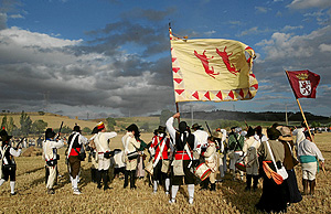 Actos de recreacin de la llegada de las tropas napolenicas a Astorga.