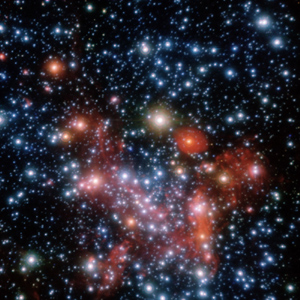 Imagen captado por el VLT (Very Large Telescope) del centro de la Vía Láctea, donde se encuentra el agujero negro. (Foto: ESO/S. Gillessen et al.)