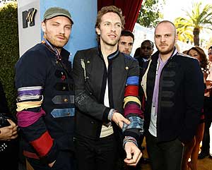 La banda, en la gala de los premios MTV. (Foto: REUTERS)