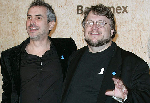 Guillermo del Toro, junto a Alfonso Cuarn. (Foto: EFE)