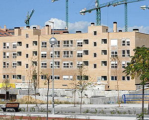 Bloque de pisos en construccin. (Foto: C. Barajas)