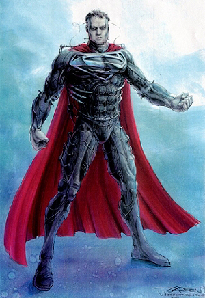 El 'Superman' de Tim Burton. (Foto: www.capedwonder.com)