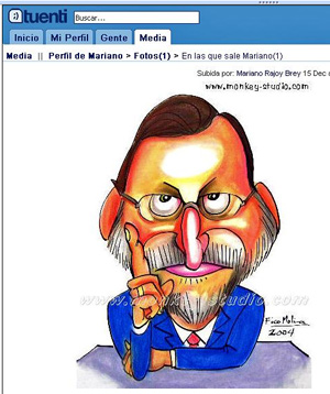 El PP creó un perfil de Rajoy en Tuenti durante las elecciones. (Foto: EL MUND)