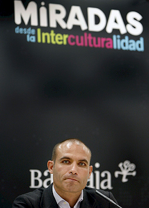 El director mundial de Geomarketing de Google, Bernardo Hernndez, durante la rueda de prensa que ofreci en Valencia. (Foto: EFE)