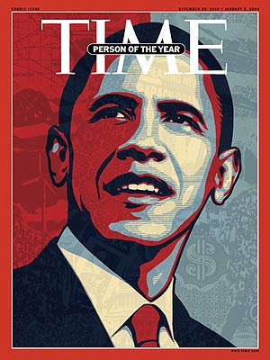 Portada de la revista 'Time' en la que aparece Obama como 'hombre del ao'.