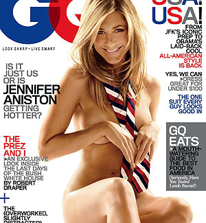 Aniston en la portada de 'GQ'. (Foto: AP)
