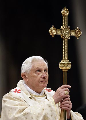 El Papa, en un momento de la Misa de Navidad. (Foto: REUTERS)