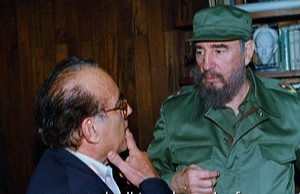 Max Lesnick, en su reencuentro con Fidel.