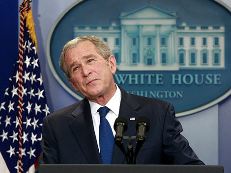 George W. Bush, en un momento de su ltima rueda de prensa en la Casa Blanca. (Foto: REUTERS)