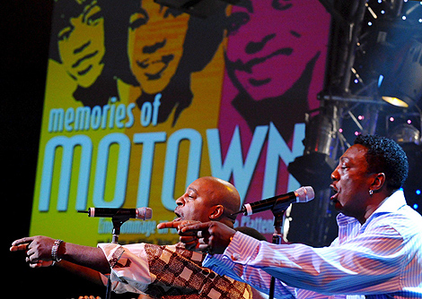'The Contours' actuan en 'Memorias de la Motown', en Berlín hace unos días. (Foto: EFE)