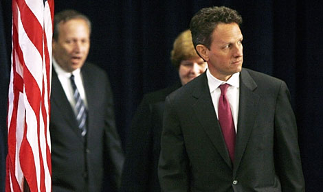 Geithner, en la presentacin de su nombramiento. (Foto: Reuters)