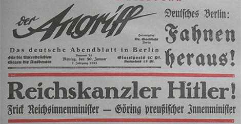 Portada del primer ejemplar nazi reeditado. (Foto: Carlos lvaro Roldn)