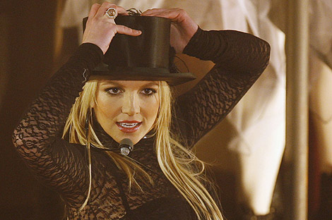 Britney Spears en una actuacin en la ABC