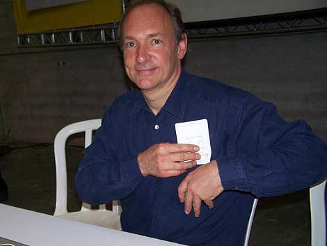Tim Berners-Lee, en Sao Paulo. (Foto: P. R.)