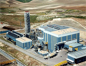 Vista de la planta incineradora de Valdemingmez en Vallecas. (Foto: Ayuntamiento de Madrid)
