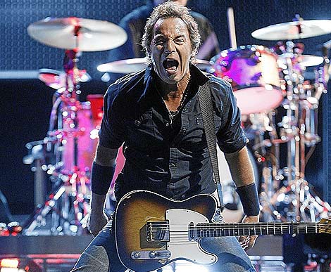 Bruce Springsteen en un concierto reciente en el Bernabu (Foto: Carlos Barajas).