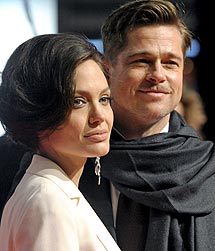 Jolie y Pitt, ambos candidatos al Oscar. (Foto: Efe)