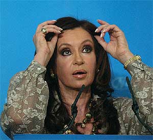 Cristina Kirchner. (Foto: J. Martnez)