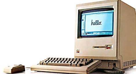 Imagen del primer Mac.