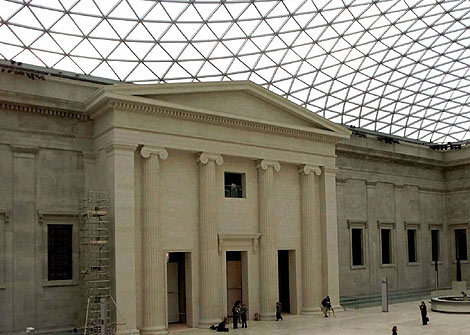 Imagen interior del Museo Britnico, que cumple 250 aos. (Foto: AP)