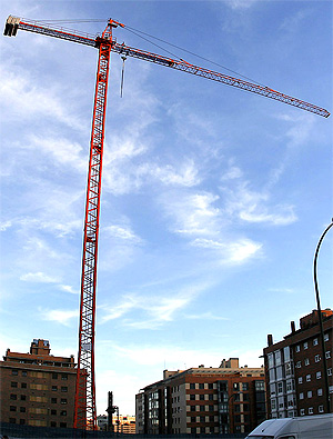 Edificios de pisos en obra. (Foto: A. Di Lolli)