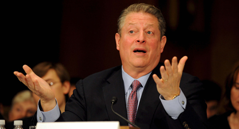 Al Gore durante el discurso. (Foto: EFE).