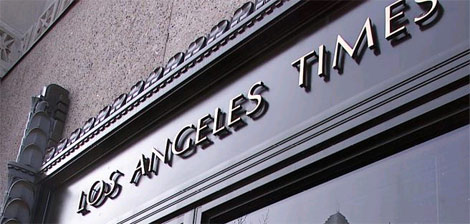 Fachada del edificio de 'Los ngeles Times' en Los ngeles. (Foto: AP)