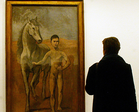 'Boy Leading a Horse' , de paso por la National Gallery de Berln en 2004. | AP